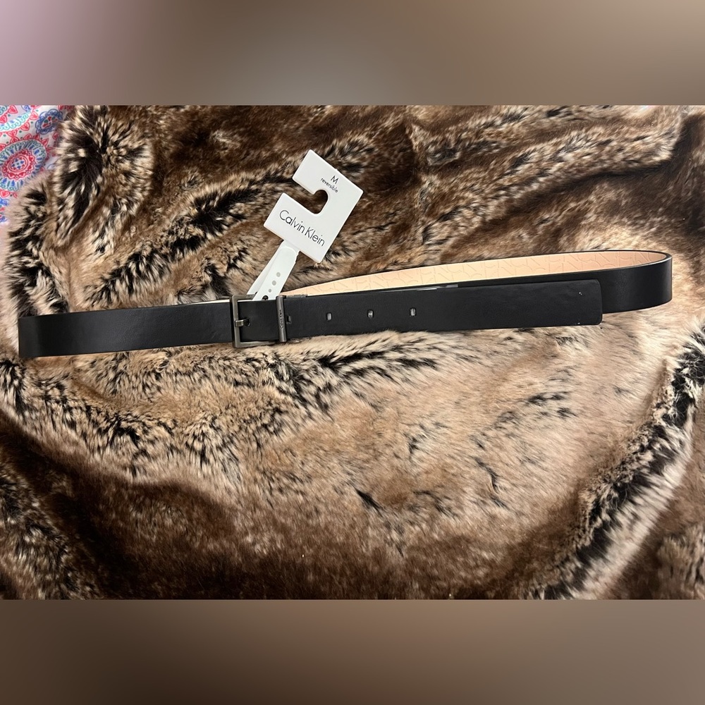 Calvin Klein Reversible Men Belt sz M NWT